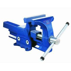 OUTILAC - Forged Steel Bench Vice 125 × 150mm with Pipe Jaws