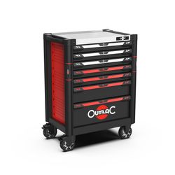 OUTILAC - Tool Trolley with 7 Drawers