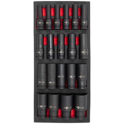 OUTILAC - Module with 20 Deep Impact Sockets 1/2"