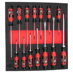 OUTILAC - Module with 14 Slotted Screwdrivers