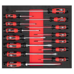 OUTILAC - Module with 14 Slotted Screwdrivers