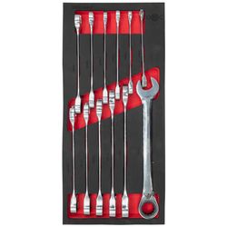 OUTILAC - Module with 12 Ratcheting Combination Wrenches 8–19mm