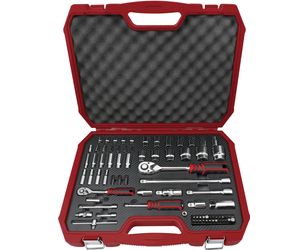 OUTILAC - 1/4" (4-14 mm) + 1/2" (10-32 mm) Socket Set with Accessories