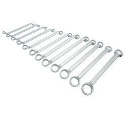 OUTILAC - 12-Piece Bent Double Ring Wrench Set 6-32 mm