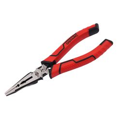 OUTILAC - Insulated Long Nose Pliers, 3 Functions, 180 mm