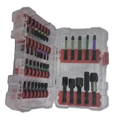 OUTILAC - 42-Piece 1/4" Hex Bit Set (Torx, Phillips & Pozidriv)