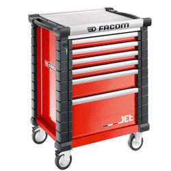 FACOM - Rollcab Jetm3 6 Drawers Red JET.6M3A