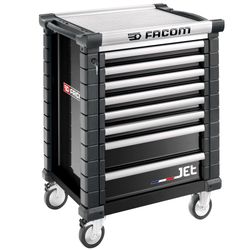 FACOM - Rollcab Jetm3 8 Drawers Black JET.8NM3A