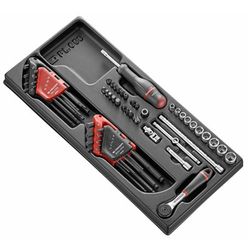 FACOM - 1/4' Socket Mod 6Pt Mm R.161B 52Pc MOD.R161-46