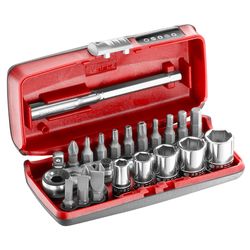 FACOM - 1/4' Bits And Sockets Set R.180 23Pc R1PICOPB