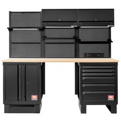 FACOM - Rws2 - 2.17M Set Wooden Worktop Black RWS2-11BS