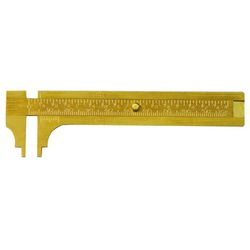 GRABBERT - Brass slide caliper 80mm 1/10 - 1/16"