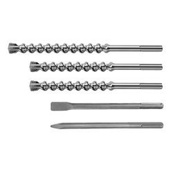 MAKITA - Drill bit / Chisel set SDS-max, ZENTRO, 5 pcs