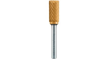 MAYKESTAG - TC-Rotary Burr ZYA-S, Ø 10x65 cut 6+TIN, Shank Ø 6mm