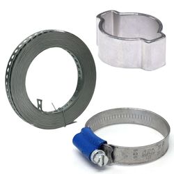 Hose and pipe clamps