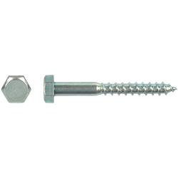PGB - Hexagon coach screw DIN 571 Ø6x100 Zp - Box of 100 pieces