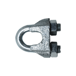 PGB - Wire rope clips DIN 741 rope 14mm Zp M10 - Box of 25 pieces