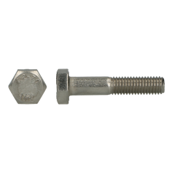 PGB - Hexagon bolt A2-70 DIN 931 M16x80 - Box of 25 pieces