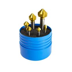 PRESTO - 6 Pc 90? Hss Ss C'Sink Set Tin 6.3,8.3,10.4,12.4,16.5,20.5