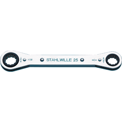 STAHLWILLE - Ratchet ring spanner Spanner size 3/8 x 7/16 " L.139mm