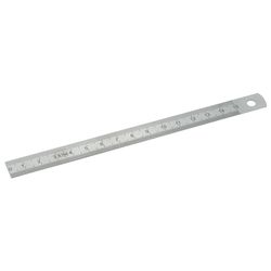 Réglette Inox Graduation Mm Pouce 1000x30x1
