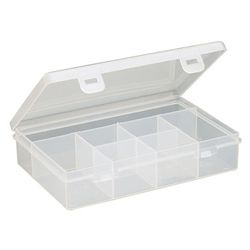 Boîte De Rangement À Compartiments Fixes 125 X 180 X 40 Mm / 7 Compartiments