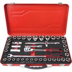 OUTILAC - Coffret De Douilles 1/2'' 6 Pans 8 - 32mm (42pcs)