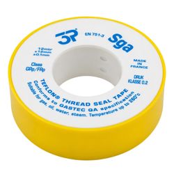 ODM ESSENTIALS - Teflon En Rouleau En Longueur De 12 M -12 Mm X 0.100 Ppp