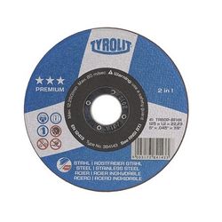 TYROLIT - Disque À Tronçonner Acier/Inox 125x2,5x22,2 - Secur Extra A30qbf41xa