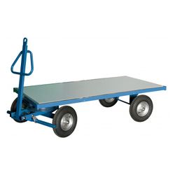 FIMM - Remorque Industrielle Tractable Cu 1000 Kg - Plateau 1600 X 800 Mm