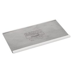 BAHCO - Racloir avec protection plastique sur les bords, 125 mm x 0,6 mm