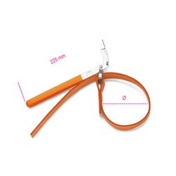 BETA - Clé pour filtre à huile avec sangle en toile 1490/1