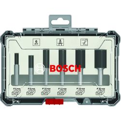 BOSCH - Set 6 Pièces Fraises Droit 1/4