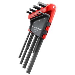 FACOM - Jeu Etui 9 Cles Males Long Mm 83h.Jp9a +Bestseller+