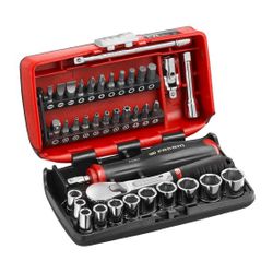 FACOM - Coffret Nano Ogv Grip Douilles 1/4 6 Pan Rl.Nano1grppb