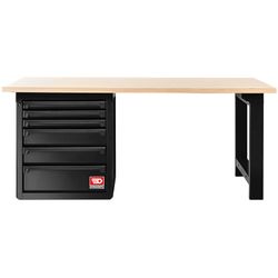 FACOM - Rws2 - Workbench Wood Top Black Rws2-2mw6dbs +Bestseller+