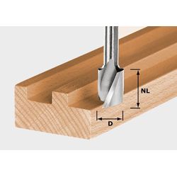 FESTOOL - Fraises à rainurer hélicoïdales HW Spi S8 D6/21