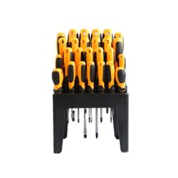 IRONSIDE - Jeu De 26 Tournevis Pointes Magnétiques Support En Plastique