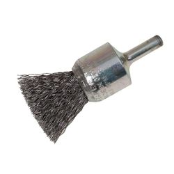 LESSMANN - Brosse En Bout 25mm Sur Tige De 6mm Fil 0,3 Mm
