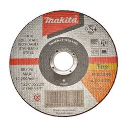MAKITA - Disque À Tronçonner Inox 125x1,0x22,23mm P-53045