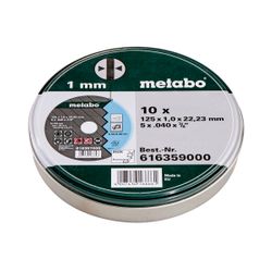METABO - Meules De Tronçonnage Promotion 125 X 1,
