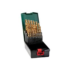 METABO - Coffret De Forets Hss-Tin, 25 Pièces