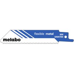 METABO - 5 Lames De Scies Sabres, Métal, Flexible