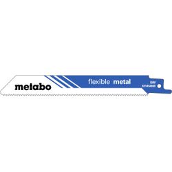 METABO - 5 Lames De Scies Sabres, Métal, Flexible