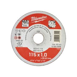 MILWAUKEE - Disques À Tronçonner Scs 41/115 (1) 115 4932451474
