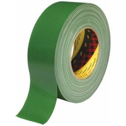 3M - Ruban adhésif toilé 389 3M™, Vert, 50 mm x 50 m