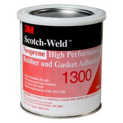 3M - Colle Néoprène Haute Performance Pour Caoutchouc Et Joint 1300 3M™, Jaune, 1 L