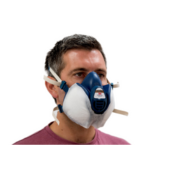 3M - Protection contre les éclaboussures pour masque réutilisable pour demi-masque réutilisable sans entretien série 4000+, 400+