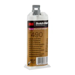 3M - Colle Structurale Époxyde DP490 Scotch-Weld™, Noir, 50 ml, étiquette1