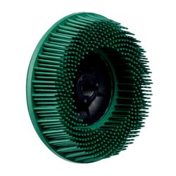 3M - Disque abrasif résine Scotch-Brite™ Bristle BD-ZB, 115 mm, Grain 80, Jaune